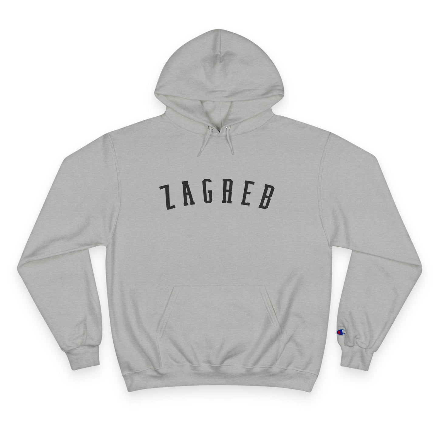 Cozy Champion Hoodie with 'ZAGREB' Design - Perfect for Casual Style, Gifts, Fitness, Holidays, and Everyday Wear