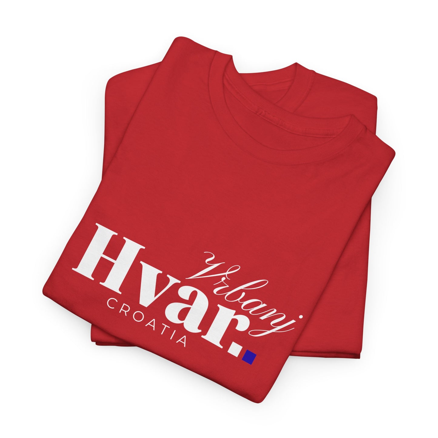 Vrbanj, HVAR, Croatia - Unisex Tee - (Red or Dark Heather)