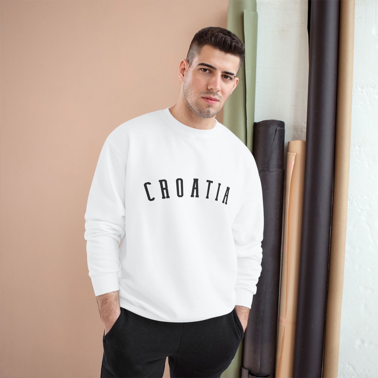Croatia Champion Sweatshirt | Croatian Crewneck | Croatia Gift | Minimalist College Style Unisex Sweatshirt | Croatian Corner Apparel