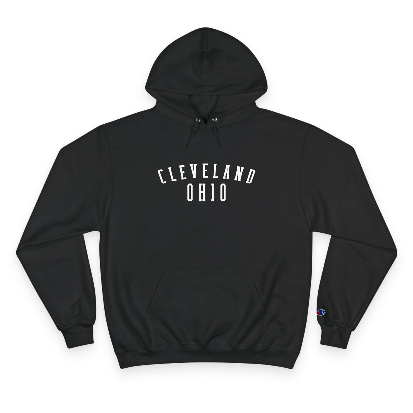 Cozy Champion Hoodie with 'CLEVELAND, OHIO' Design - Perfect for Casual Style, Gifts, Fitness, Holidays, and Everyday Wear