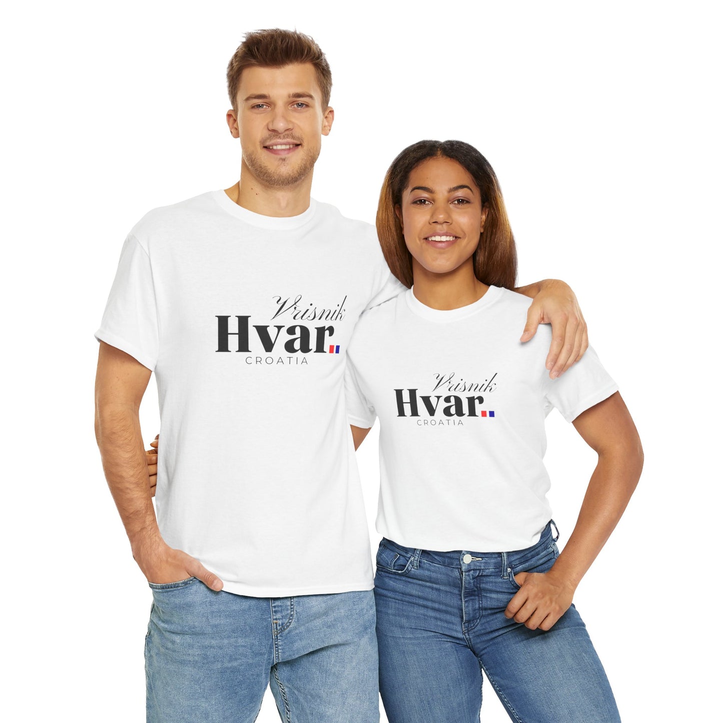 Vrisnik, HVAR, Croatia - Unisex Tee - (White or Ash)