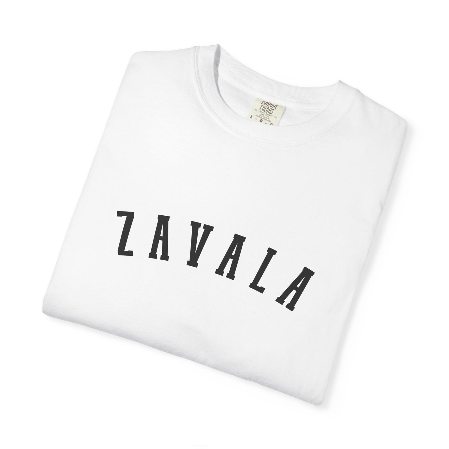 Zavala, Hvar - Collegiate Tee - Comfort Colors 1717 (White)