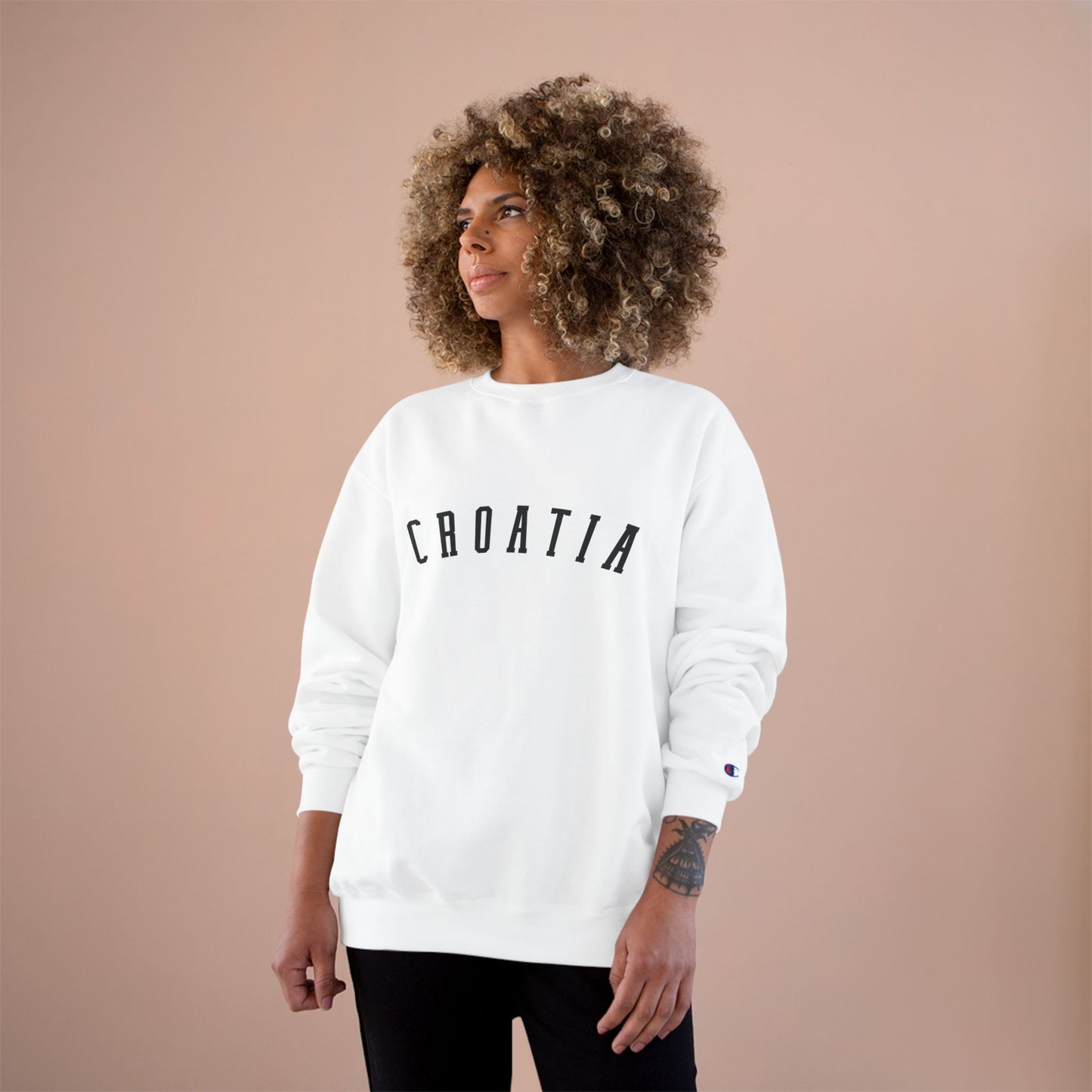 Croatia Champion Sweatshirt | Croatian Crewneck | Croatia Gift | Minimalist College Style Unisex Sweatshirt | Croatian Corner Apparel