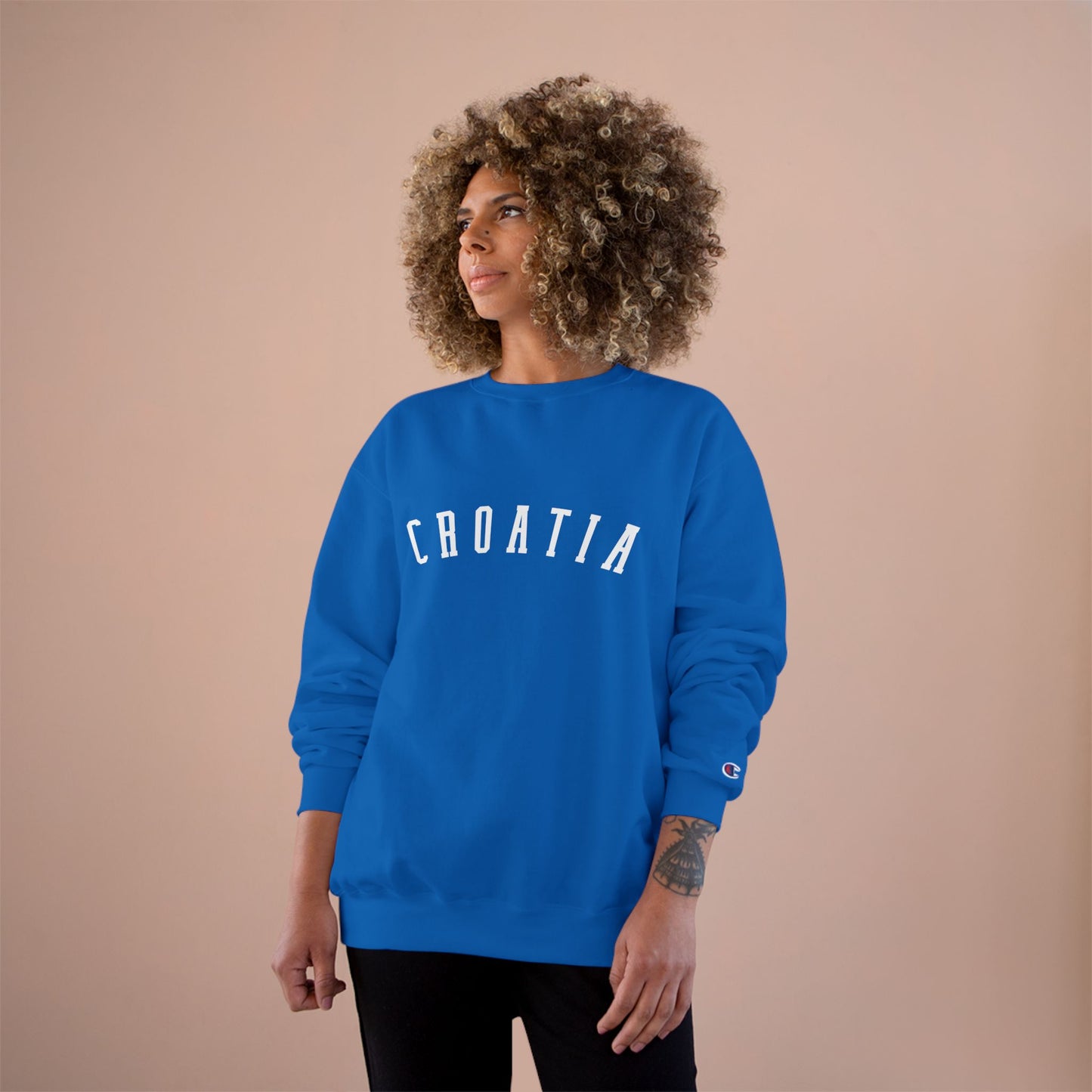 Croatia Champion Sweatshirt | Croatian Crewneck | Croatia Gift | Minimalist College Style Unisex Sweatshirt | Croatian Corner Apparel