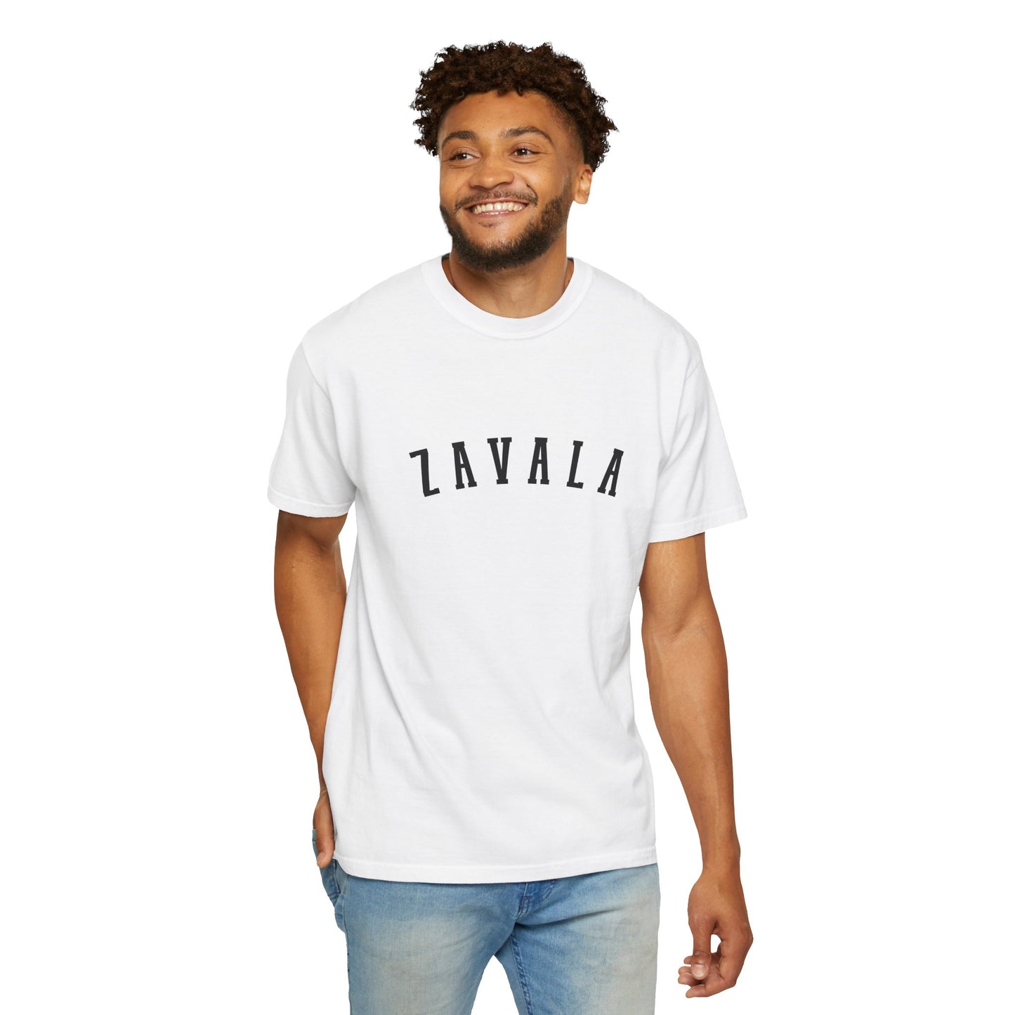 Zavala, Hvar - Collegiate Tee - Comfort Colors 1717 (White)