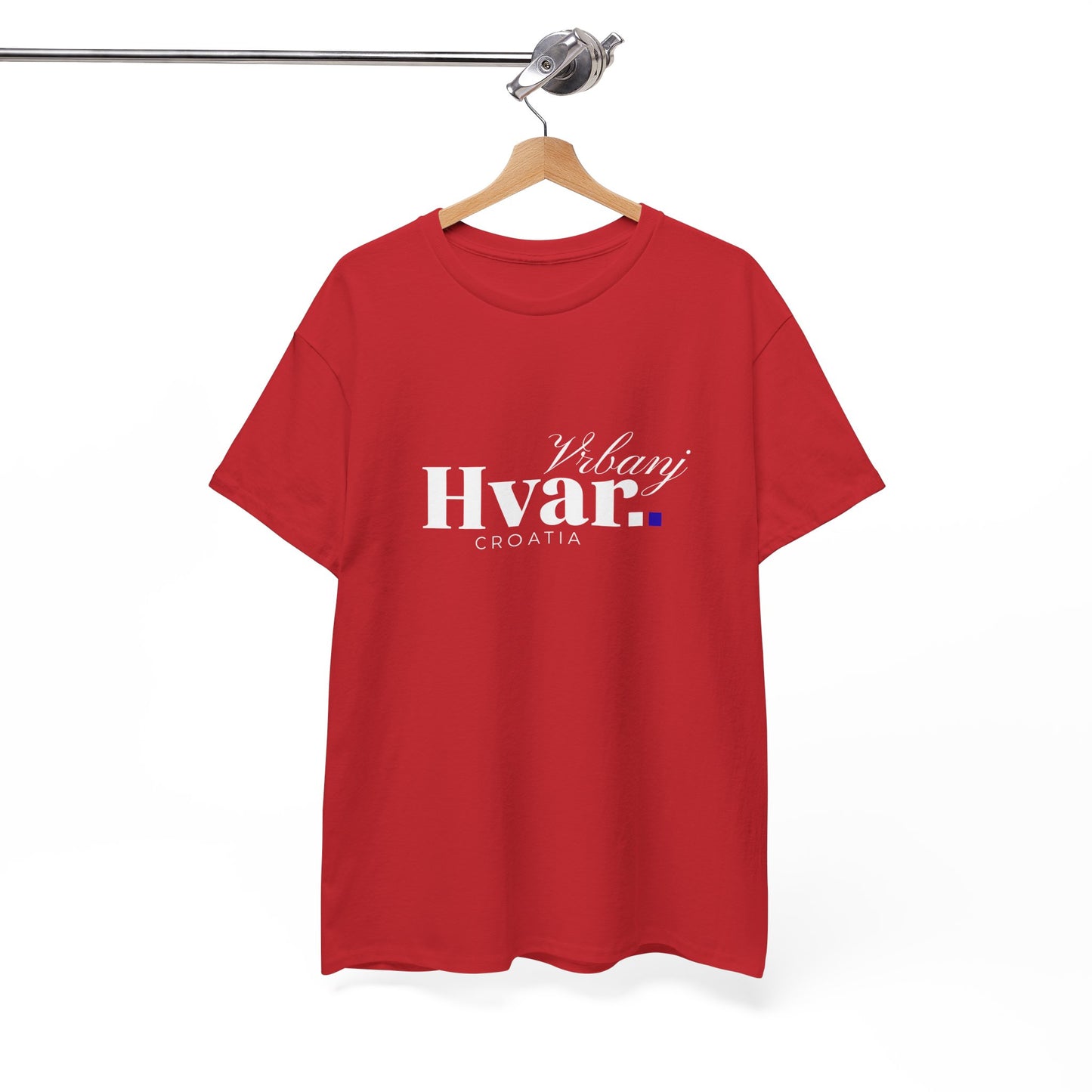 Vrbanj, HVAR, Croatia - Unisex Tee - (Red or Dark Heather)