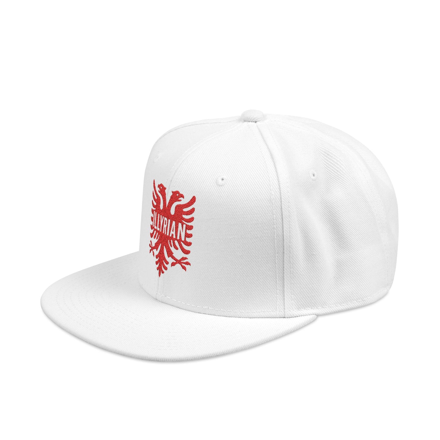 Illyrian Eagle Embroidered Snapback Hat Balkan Heritage Cap | Albanian Hat