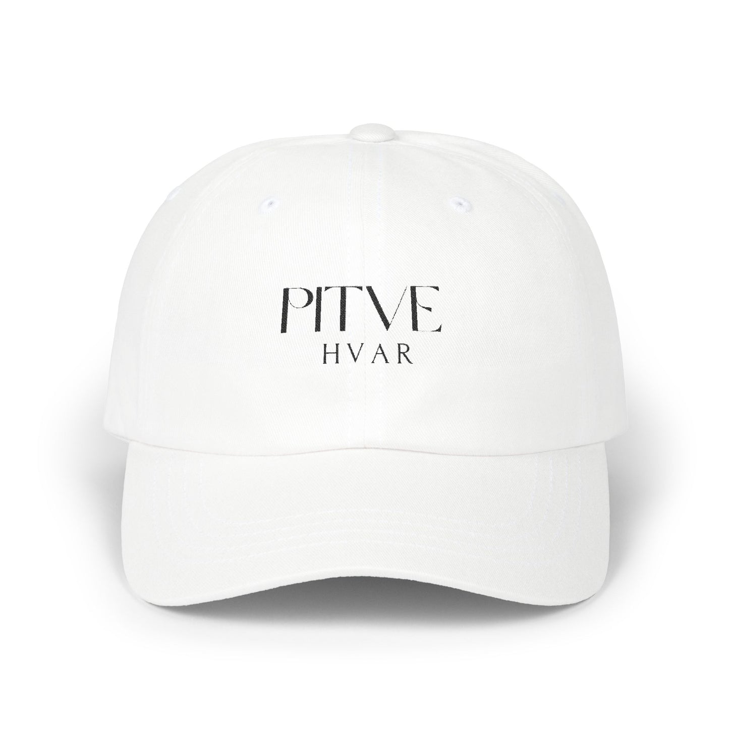 Pitve, Hvar, Croatia | Embroidered Casual Style for Everyday Wear, Gift for Dads, Summer Accessory, Trendy Baseball Hat, Beachwear Essential