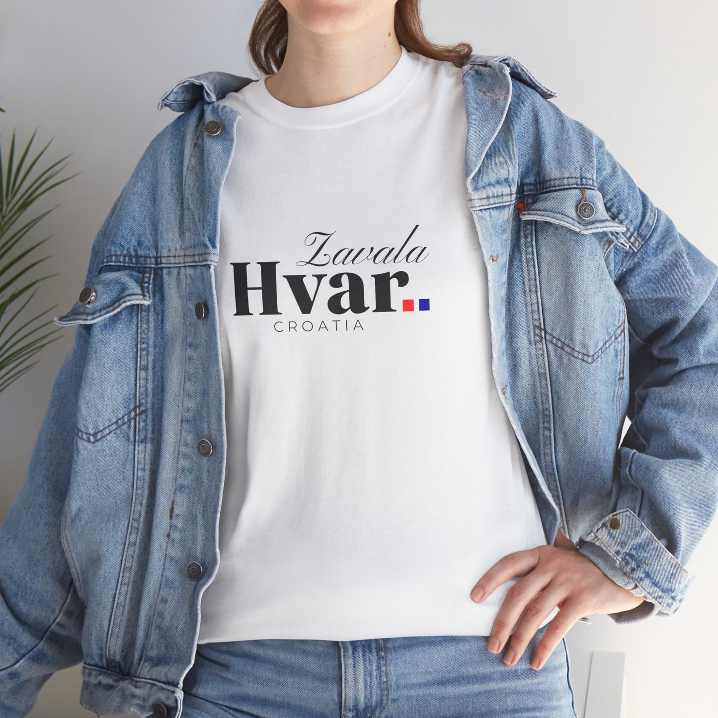 Zavala, HVAR, Croatia - Unisex Tee - (White or Ash)