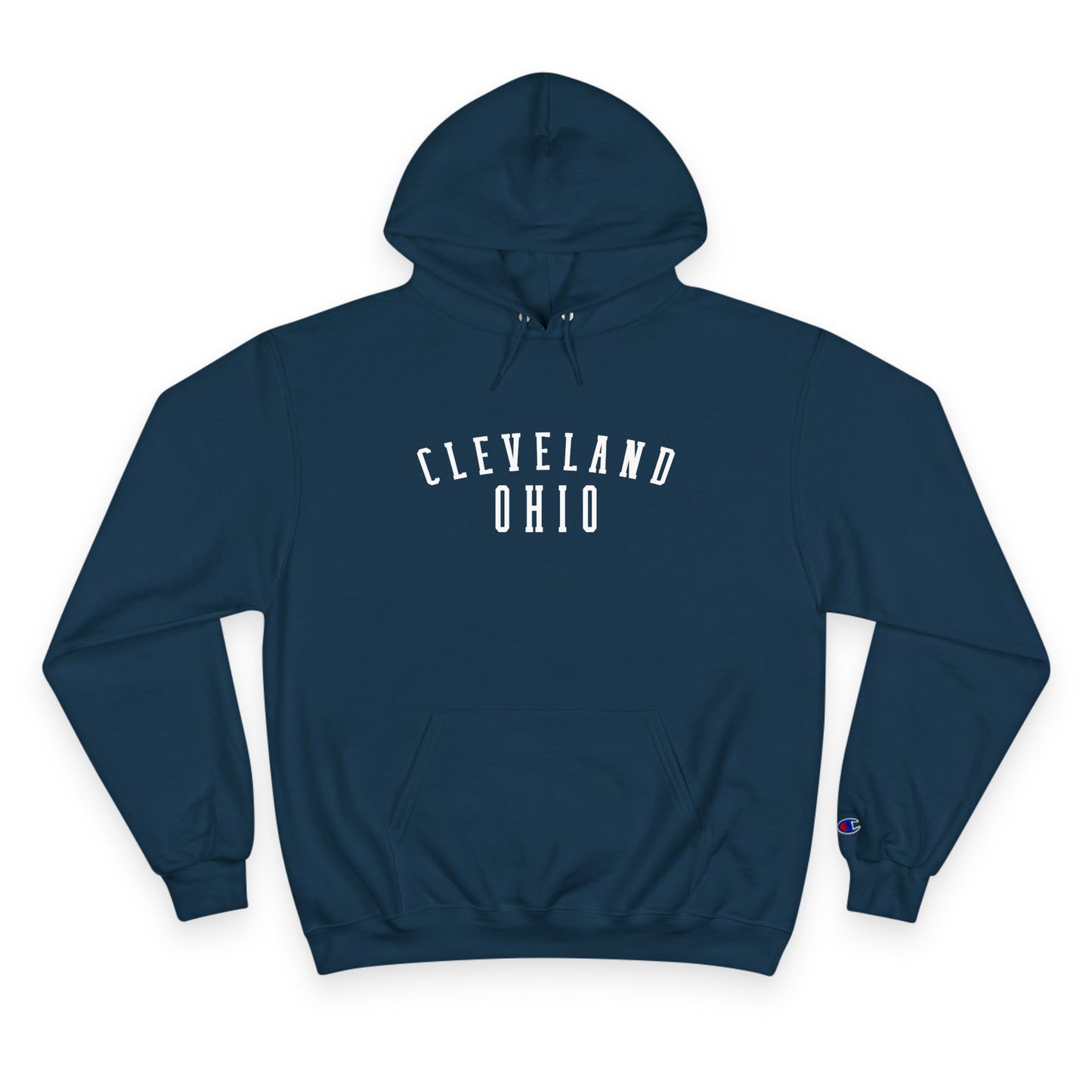 Cozy Champion Hoodie with 'CLEVELAND, OHIO' Design - Perfect for Casual Style, Gifts, Fitness, Holidays, and Everyday Wear