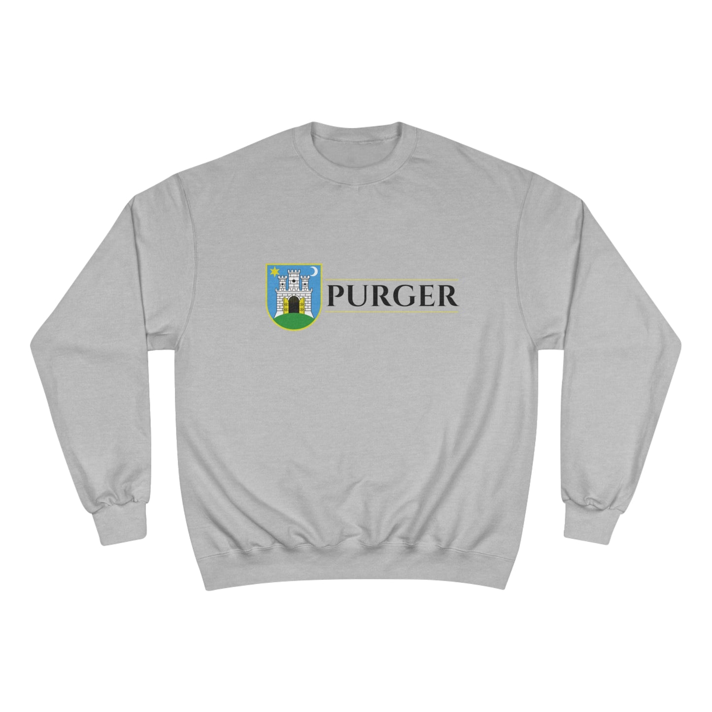 PURGER - Champion Sweatshirt - (White & Light Steel)