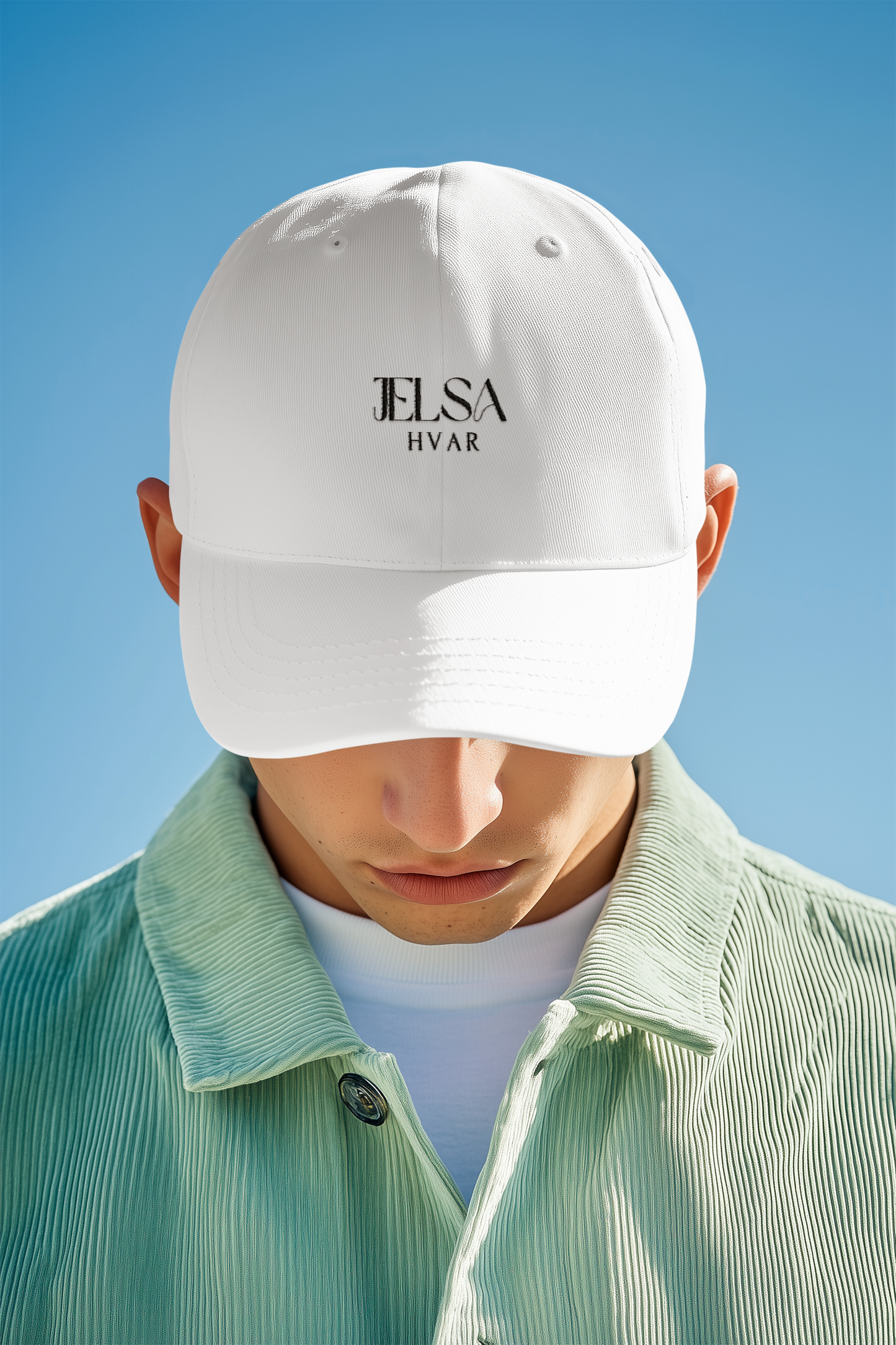 Jelsa, Hvar, Croatia - Embroidered Classic Dad Cap: Casual Style for Everyday Wear, Gift for Dads, Summer Accessory, Trendy Baseball Hat