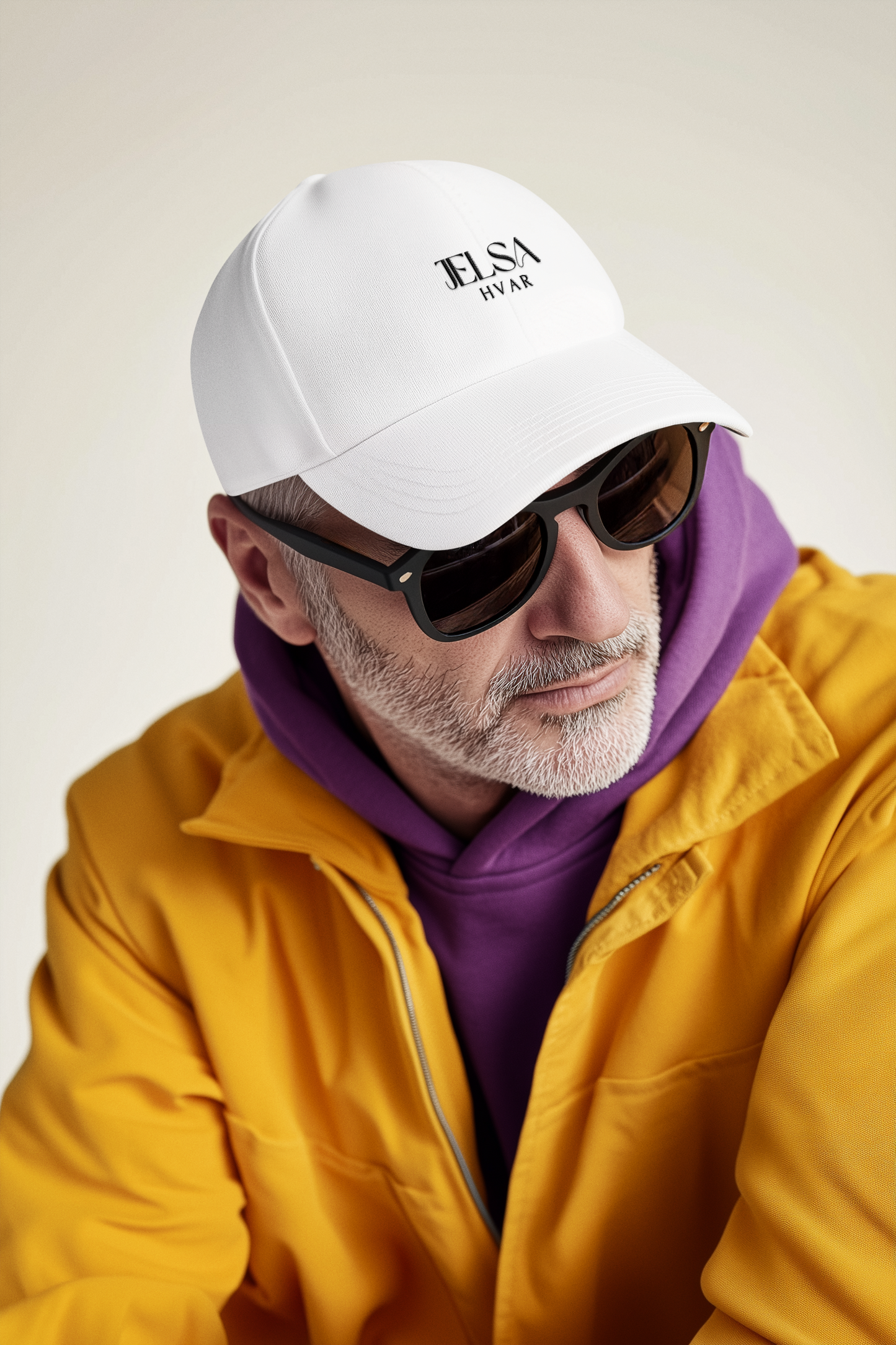 Jelsa, Hvar, Croatia - Embroidered Classic Dad Cap: Casual Style for Everyday Wear, Gift for Dads, Summer Accessory, Trendy Baseball Hat