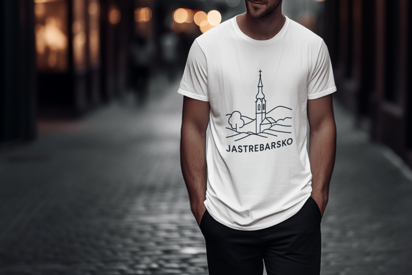 Jastrebarsko, Croatia | Garment-Dyed T-shirt | Casual Wear, Travel Souvenir, Unique Gift Idea, Eco-friendly Fashion, Vacation Outfit
