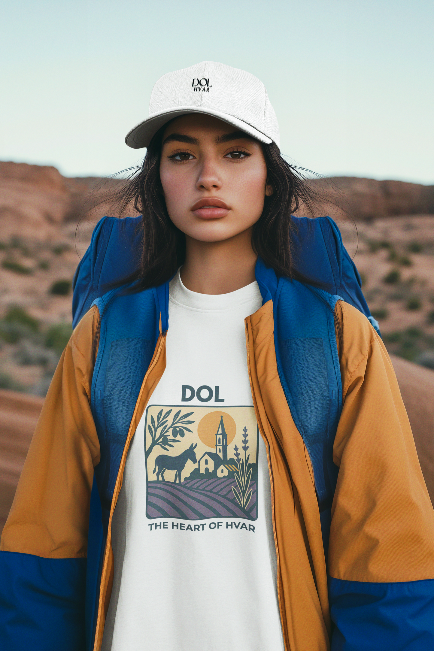 Dol, Hvar | T-shirt - Soft Unisex Tee for Vacation Vibes, Travel Inspiration, Gift for Her, Summer Wardrobe, Eco-friendly Fashion