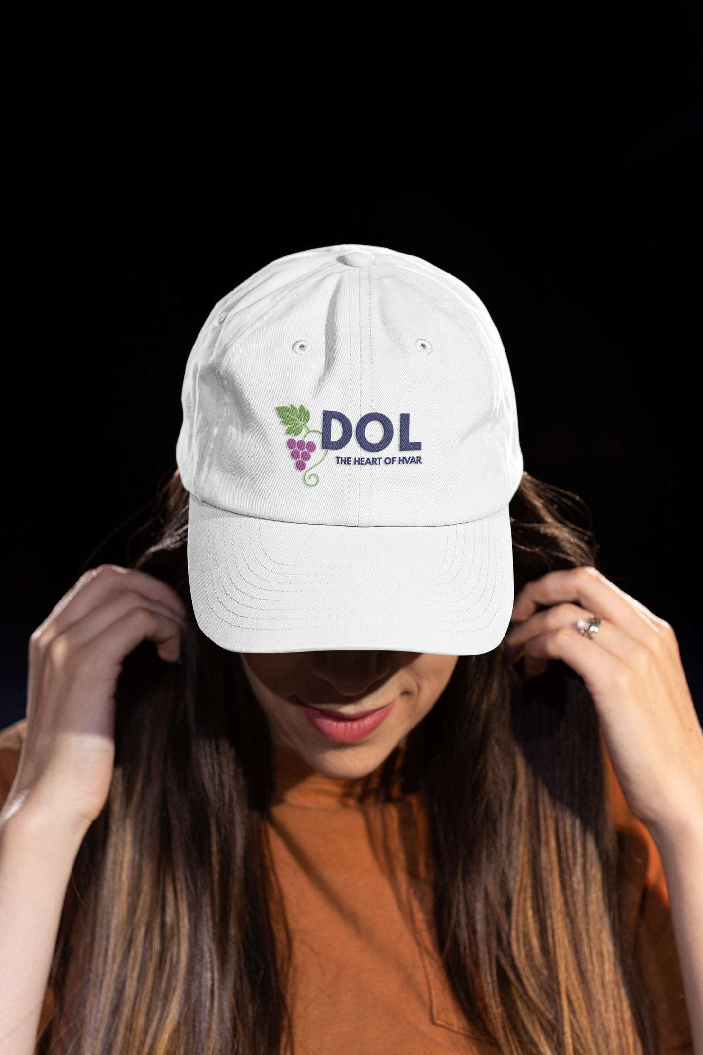 Dol, Hvar, Croatia | Classic Dad Cap with Embroidered Design, Casual Hat for Wine Lovers, Summer Accessory, Everyday Wear