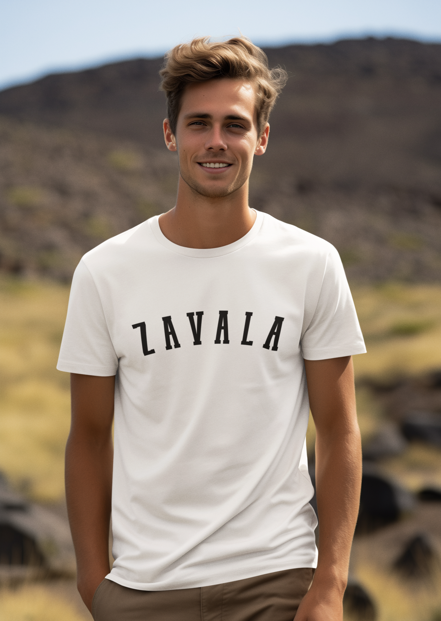 Zavala, Hvar - Collegiate Tee - Comfort Colors 1717 (White)