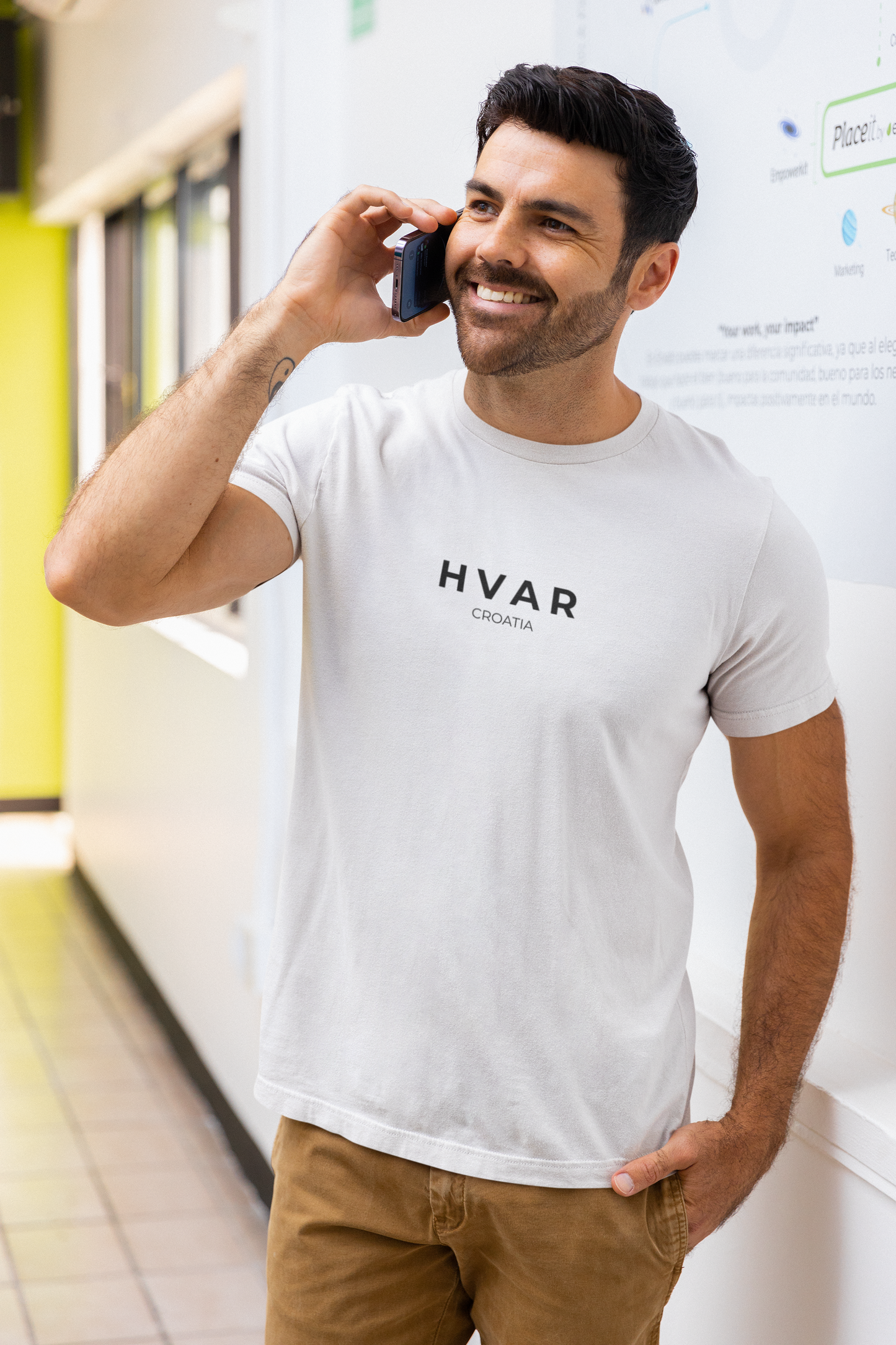Hvar Croatia Shirt Minimalist Travel Tee Adriatic Island Bella Canvas Unisex