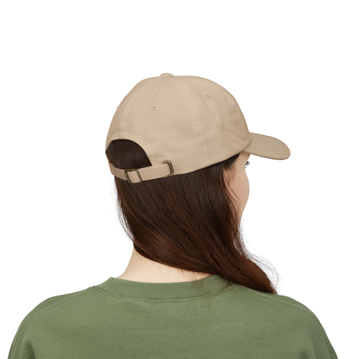 Da Kraljice "Yes Queen" - Classic Dad Cap (White, Stone & Pink)