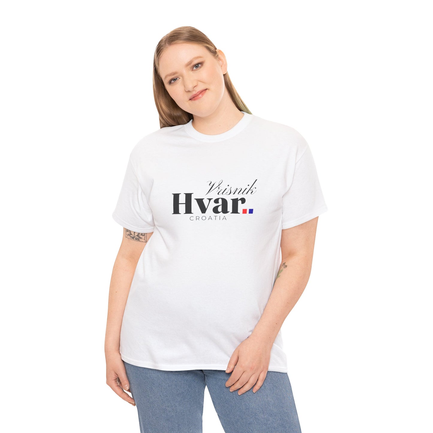 Vrisnik, HVAR, Croatia - Unisex Tee - (White or Ash)