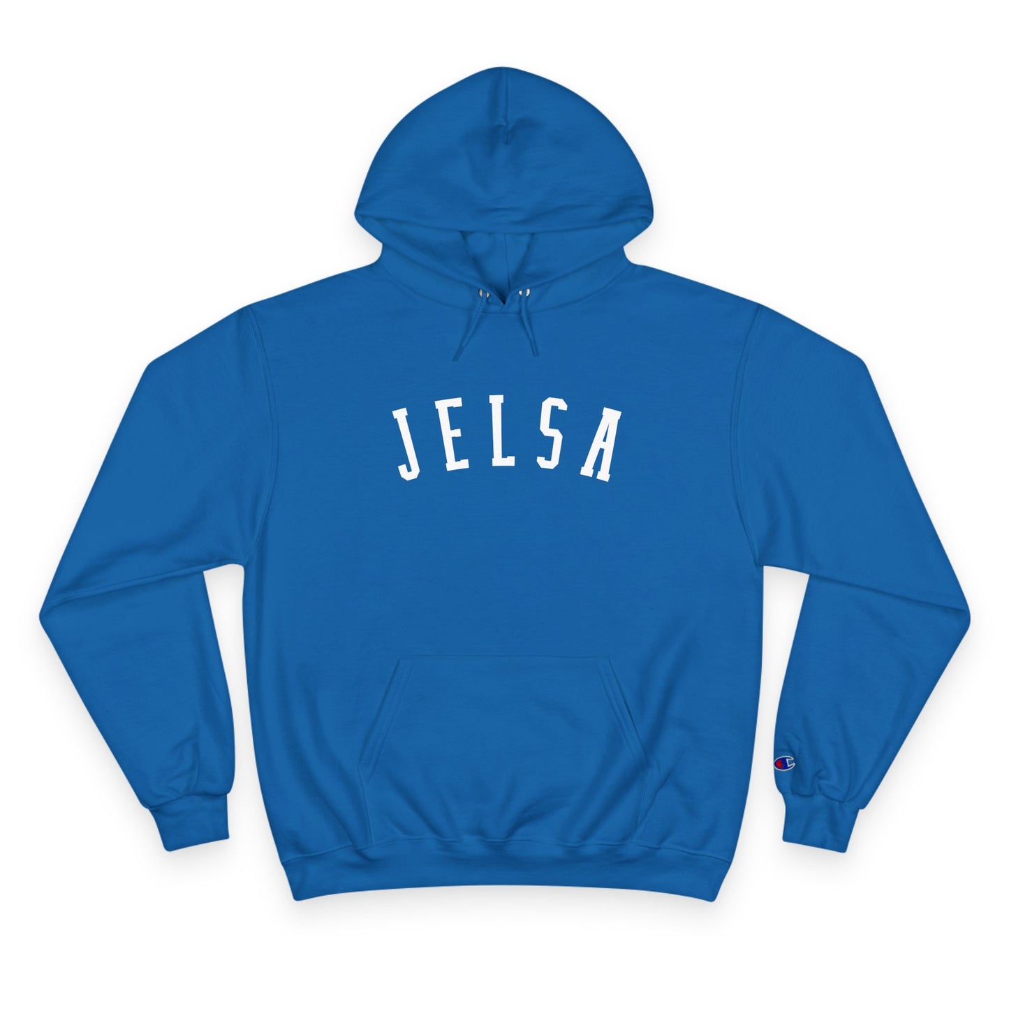 Cozy Champion Hoodie with 'JELSA' Design - Perfect for Casual Style, Gifts, Fitness, Holidays, and Everyday Wear