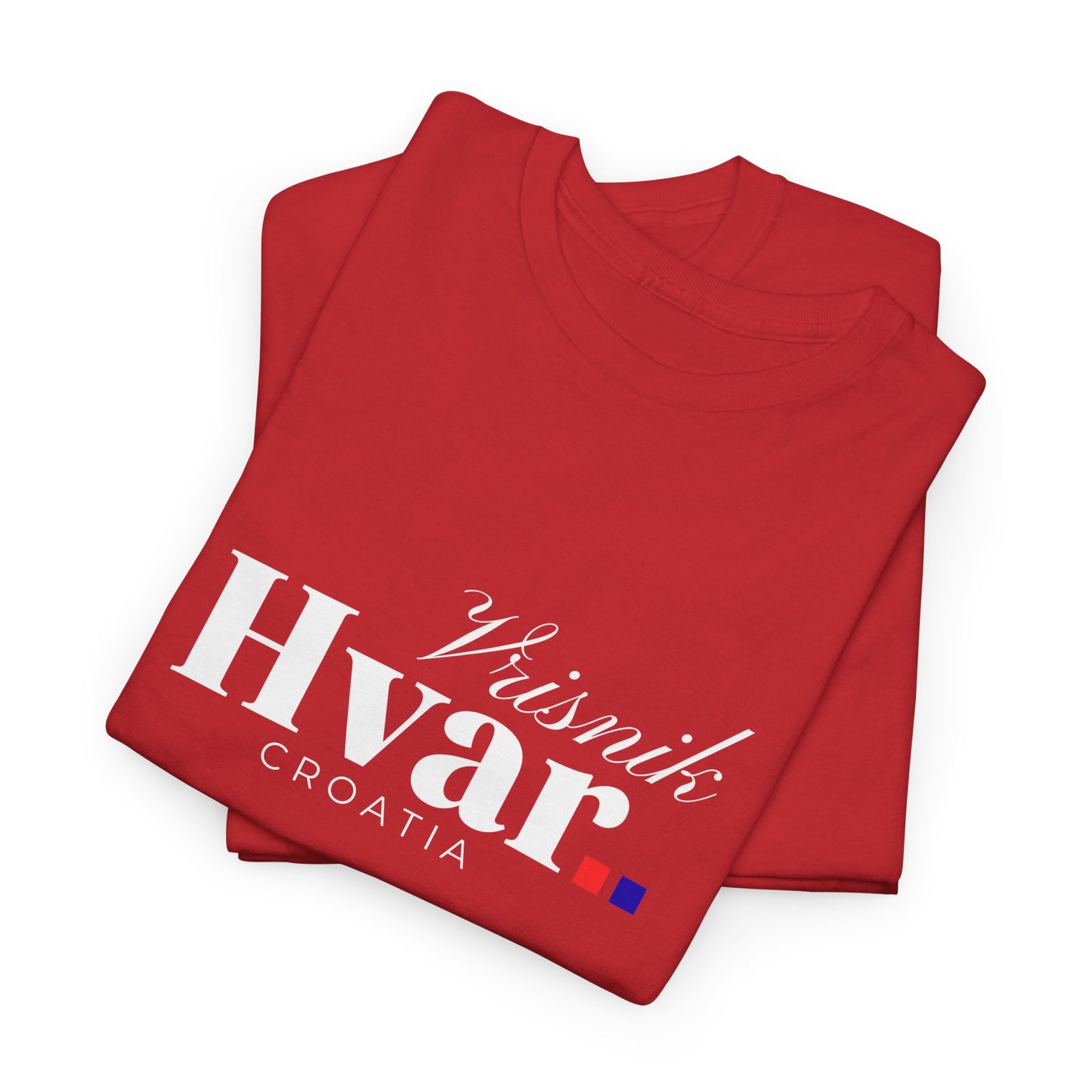 Vrisnik, HVAR, Croatia - Unisex Tee - (Red or Dark Heather)