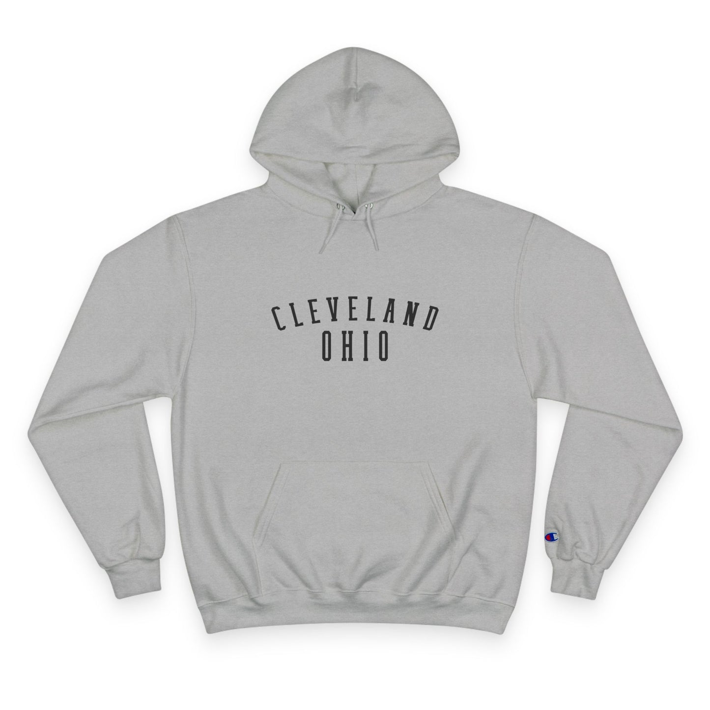 Cozy Champion Hoodie with 'CLEVELAND, OHIO' Design - Perfect for Casual Style, Gifts, Fitness, Holidays, and Everyday Wear