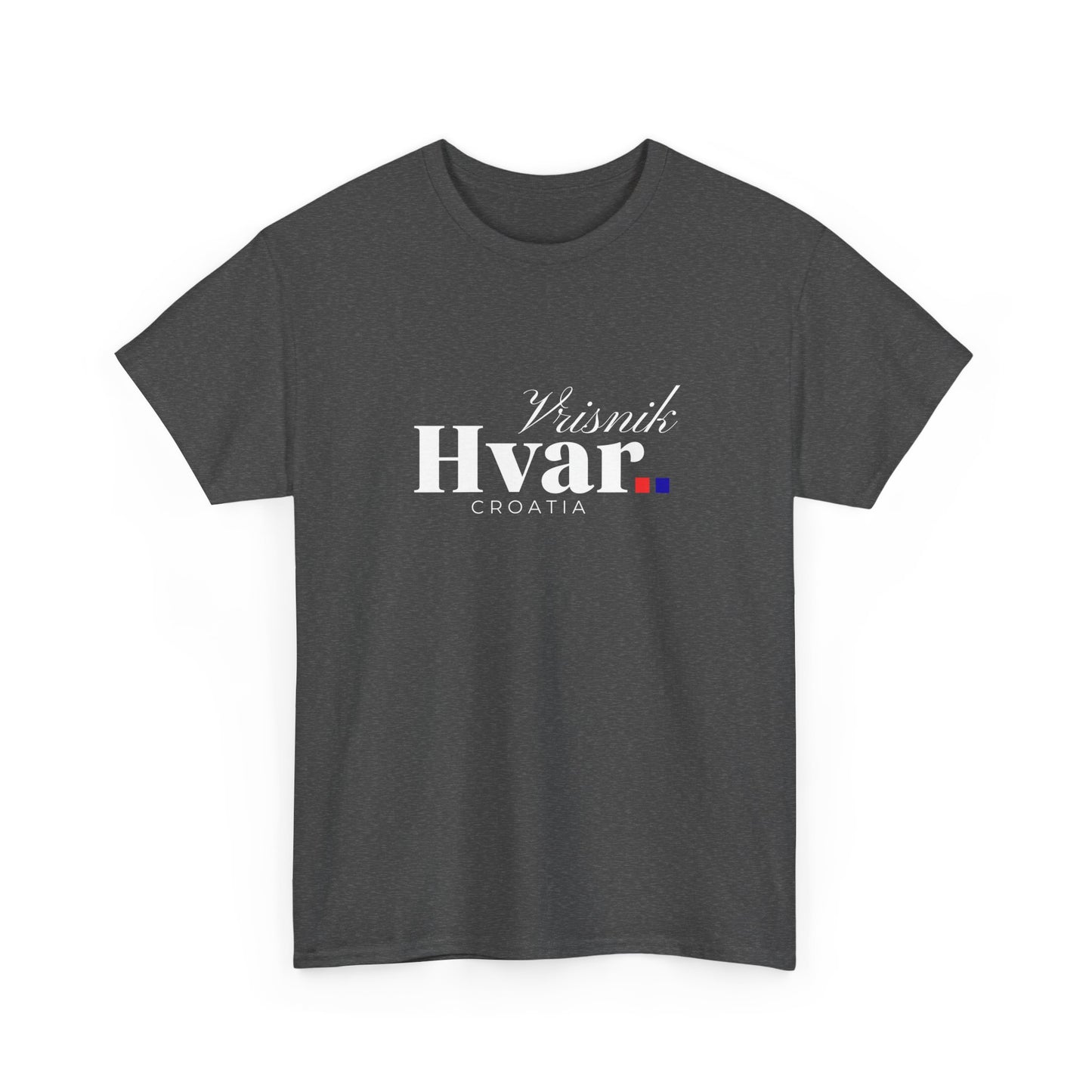 Vrisnik, HVAR, Croatia - Unisex Tee - (Red or Dark Heather)