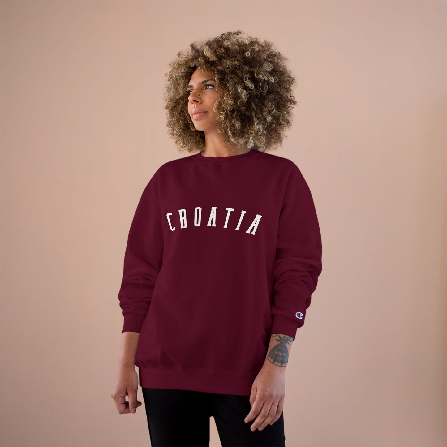 Croatia Champion Sweatshirt | Croatian Crewneck | Croatia Gift | Minimalist College Style Unisex Sweatshirt | Croatian Corner Apparel