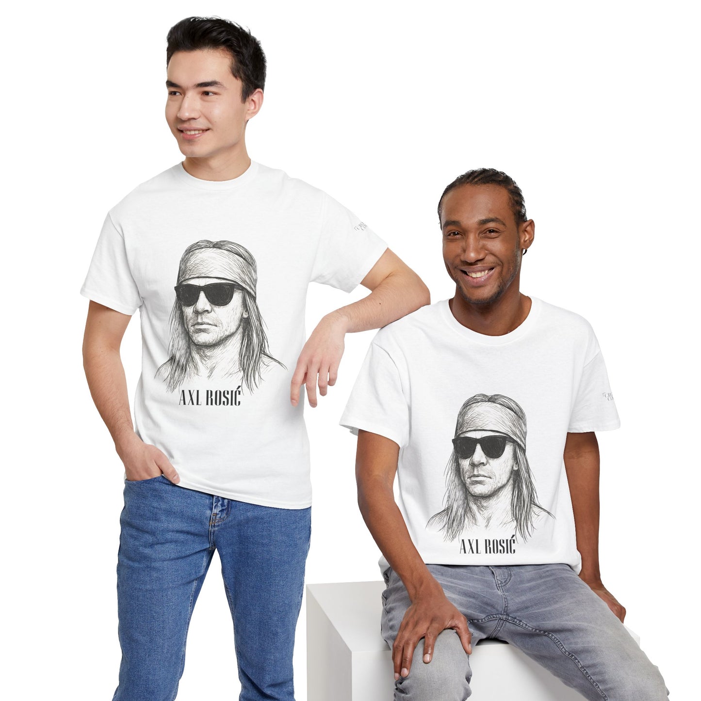 Axl Rosić Unisex Tee | Rock Music Shirt | Vintage Band Tee | Gifts for Music Lovers | Concert Apparel | Musician Merch