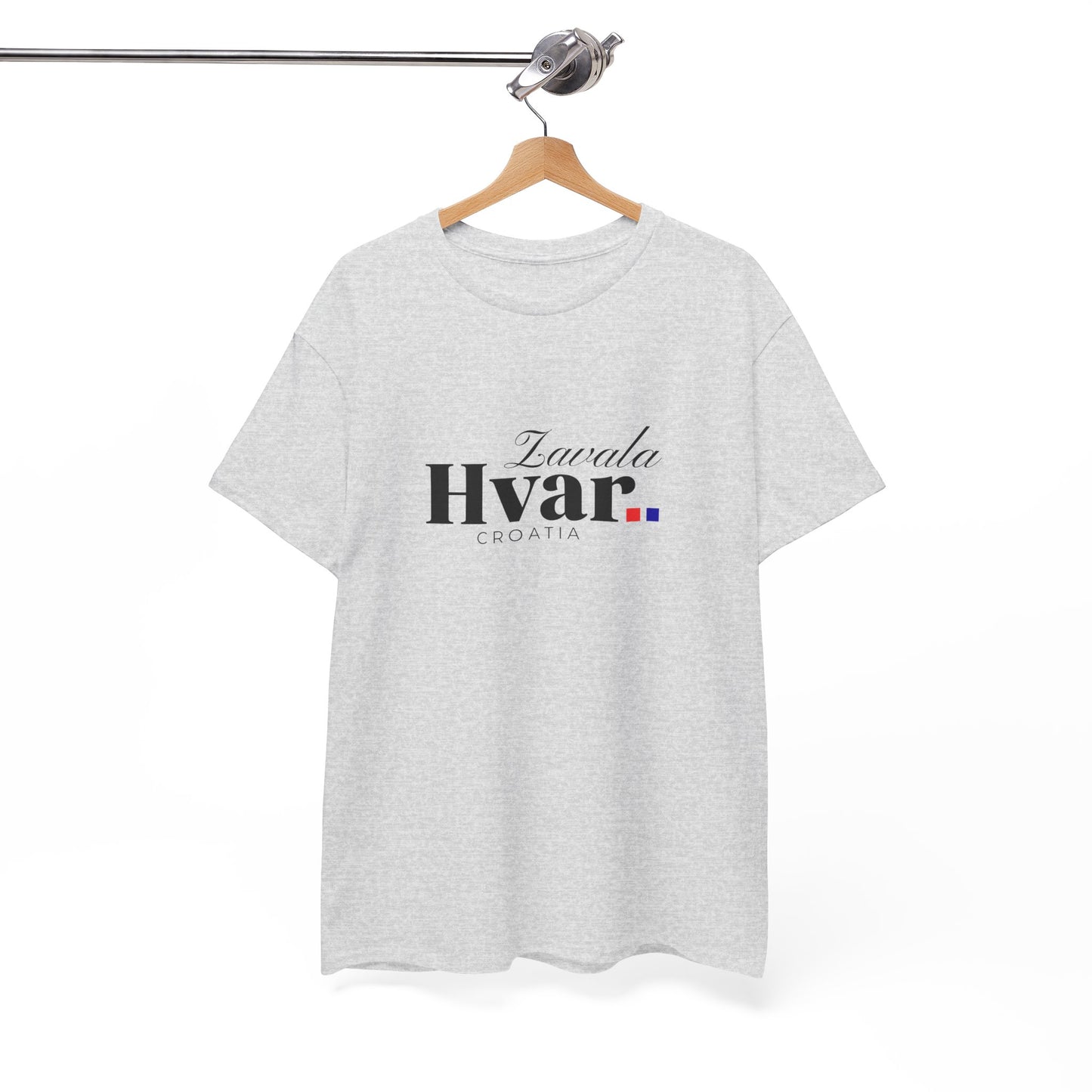 Zavala, HVAR, Croatia - Unisex Tee - (White or Ash)