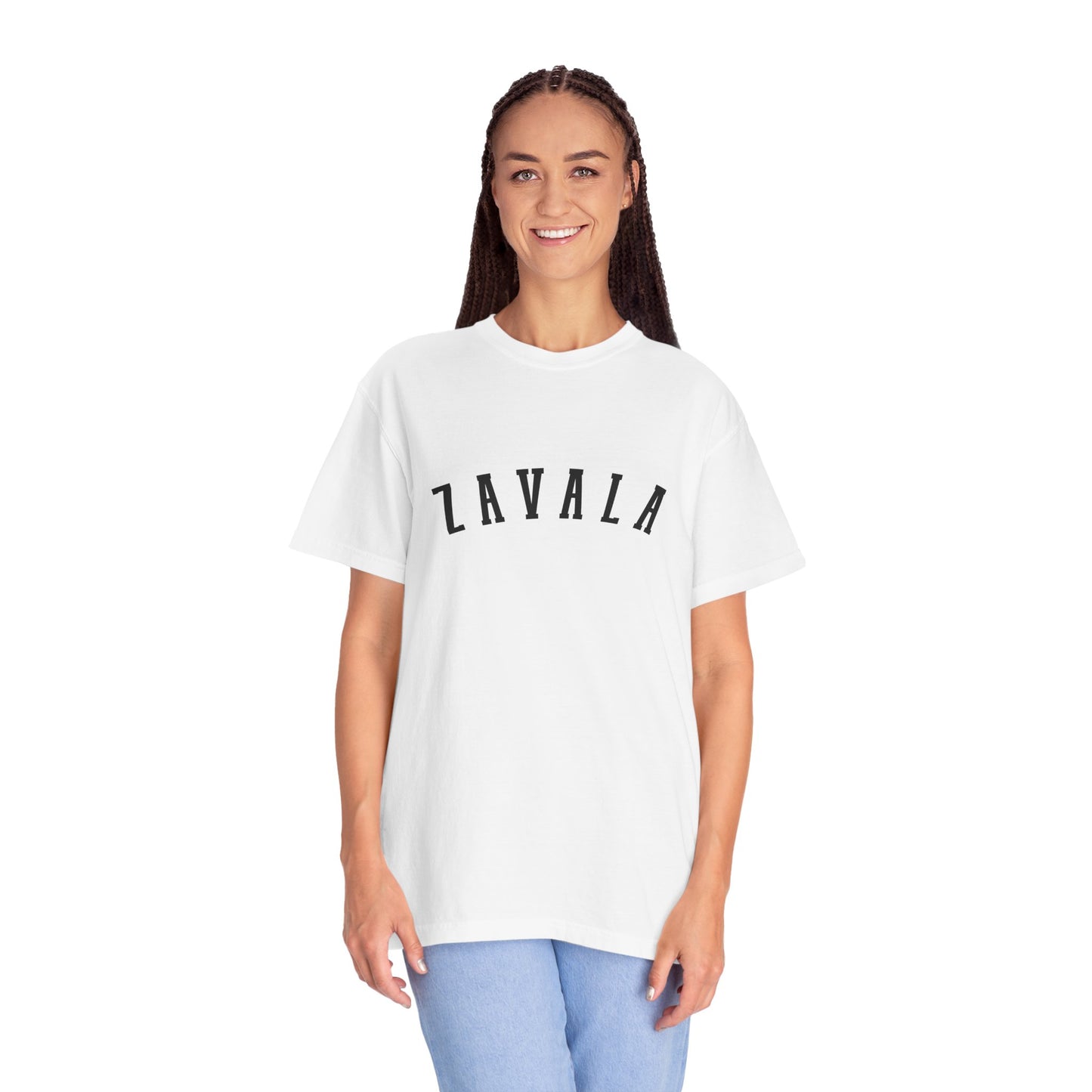 Zavala, Hvar - Collegiate Tee - Comfort Colors 1717 (White)