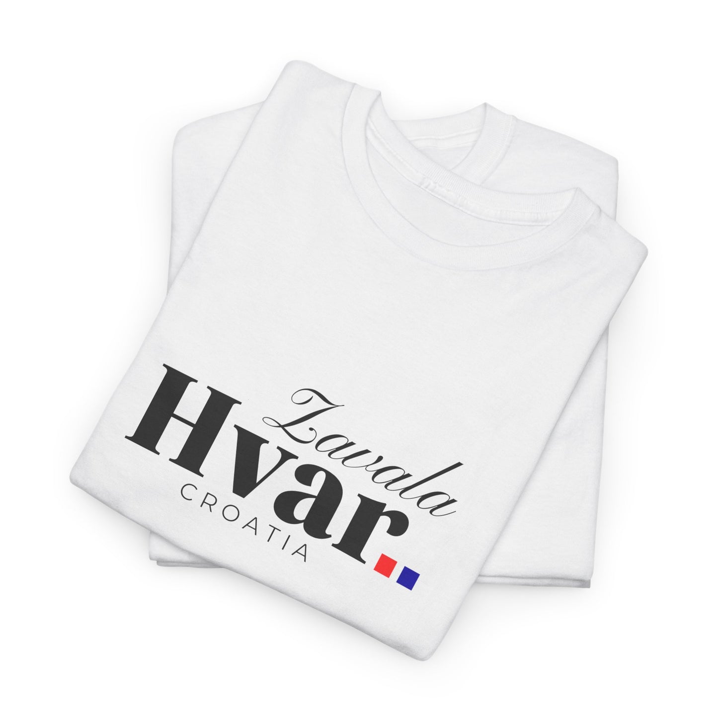 Zavala, HVAR, Croatia - Unisex Tee - (White or Ash)