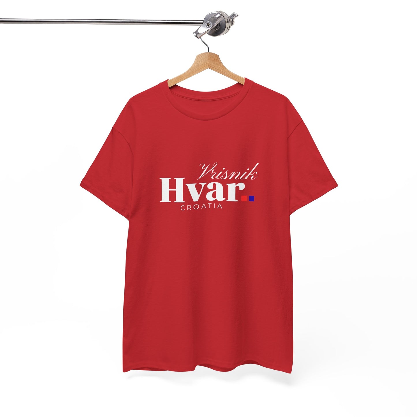 Vrisnik, HVAR, Croatia - Unisex Tee - (Red or Dark Heather)