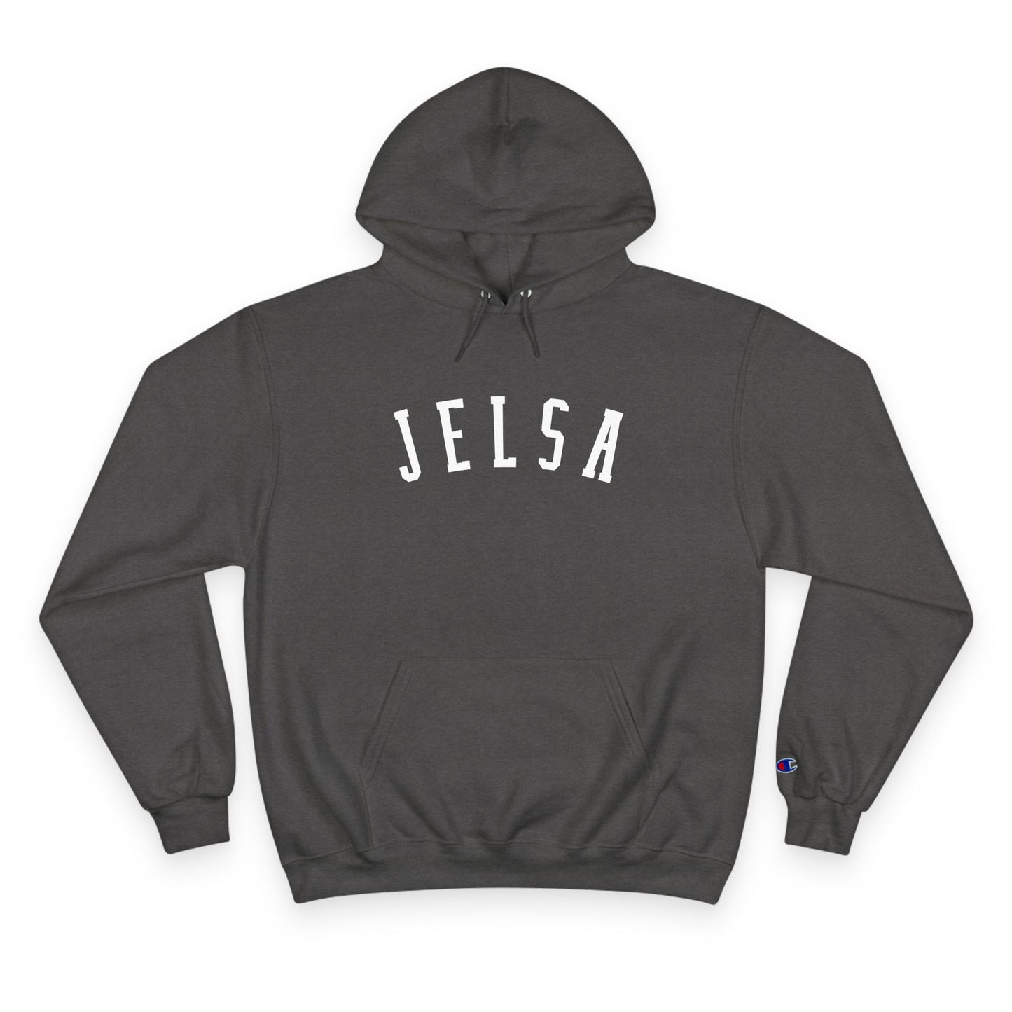 Cozy Champion Hoodie with 'JELSA' Design - Perfect for Casual Style, Gifts, Fitness, Holidays, and Everyday Wear