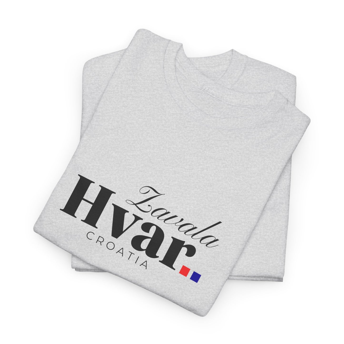 Zavala, HVAR, Croatia - Unisex Tee - (White or Ash)