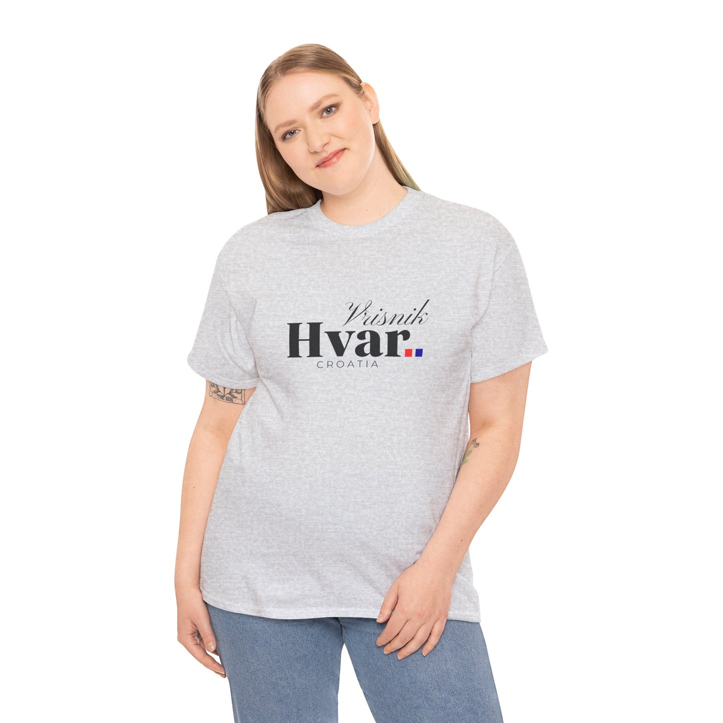 Vrisnik, HVAR, Croatia - Unisex Tee - (White or Ash)