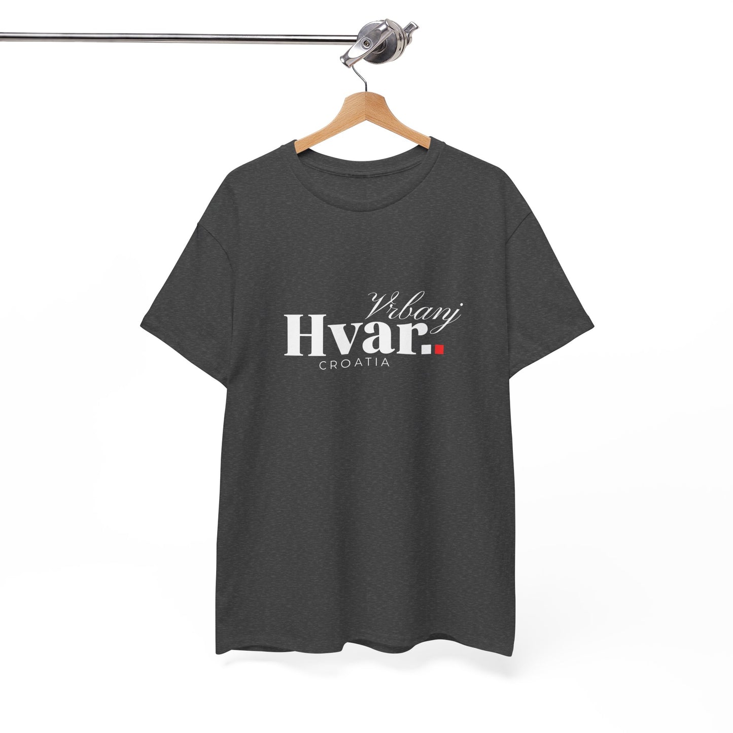 Vrbanj, HVAR, Croatia - Unisex Tee - (Red or Dark Heather)