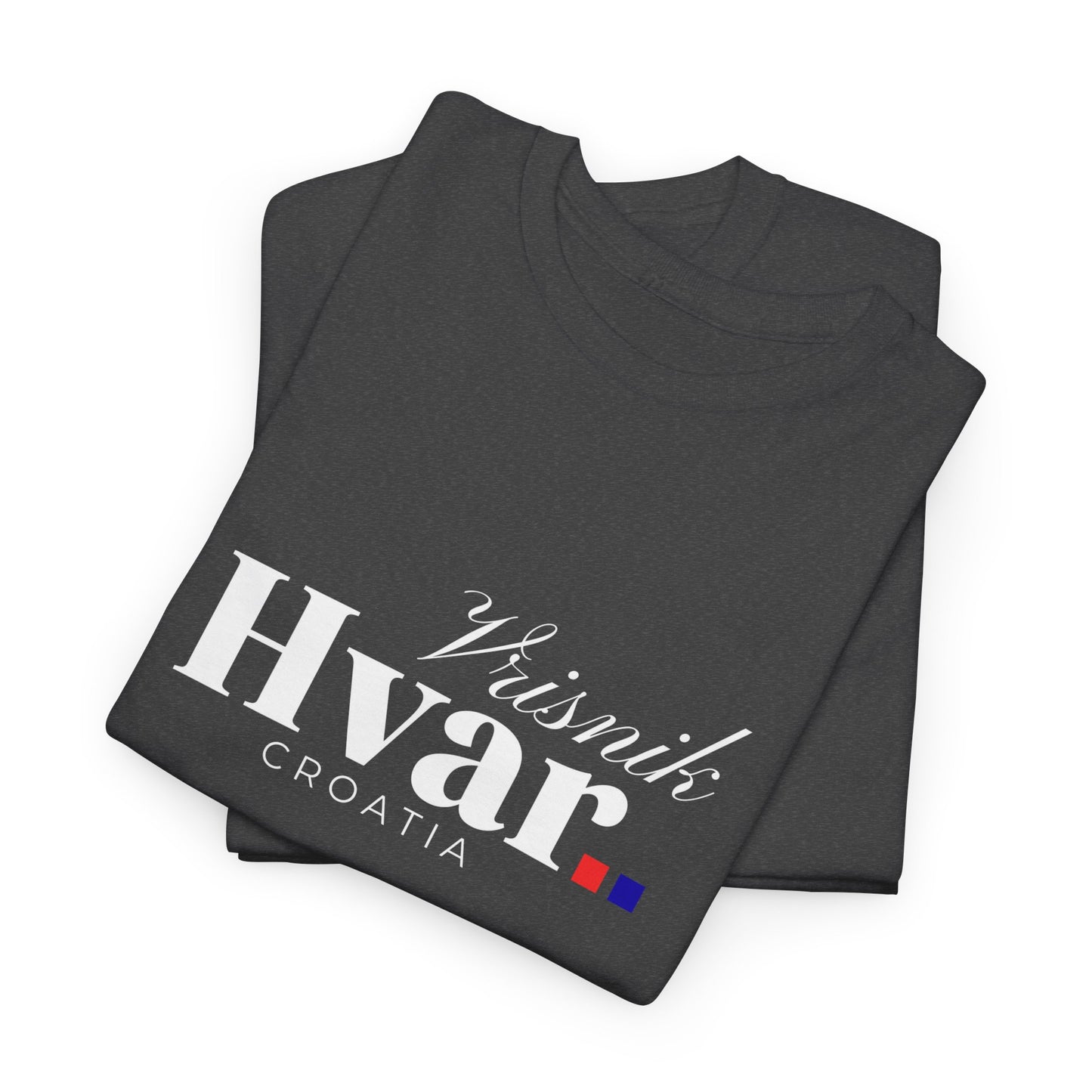 Vrisnik, HVAR, Croatia - Unisex Tee - (Red or Dark Heather)