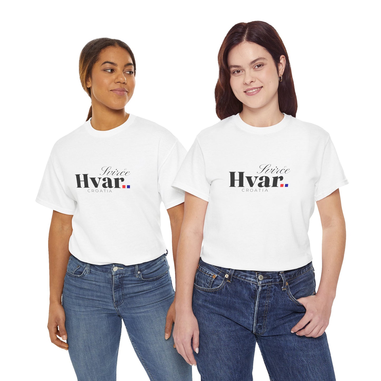Svirce, HVAR, Croatia - Unisex Tee - (White or Ash)