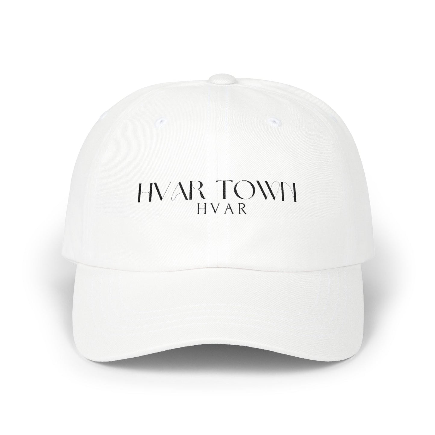 Hvar Town, Hvar Hat | Classic Dad Cap | Croatian Village Hat | Embroidered Croatia Cap | Hvar Island Gift | Croatian Corner Apparel