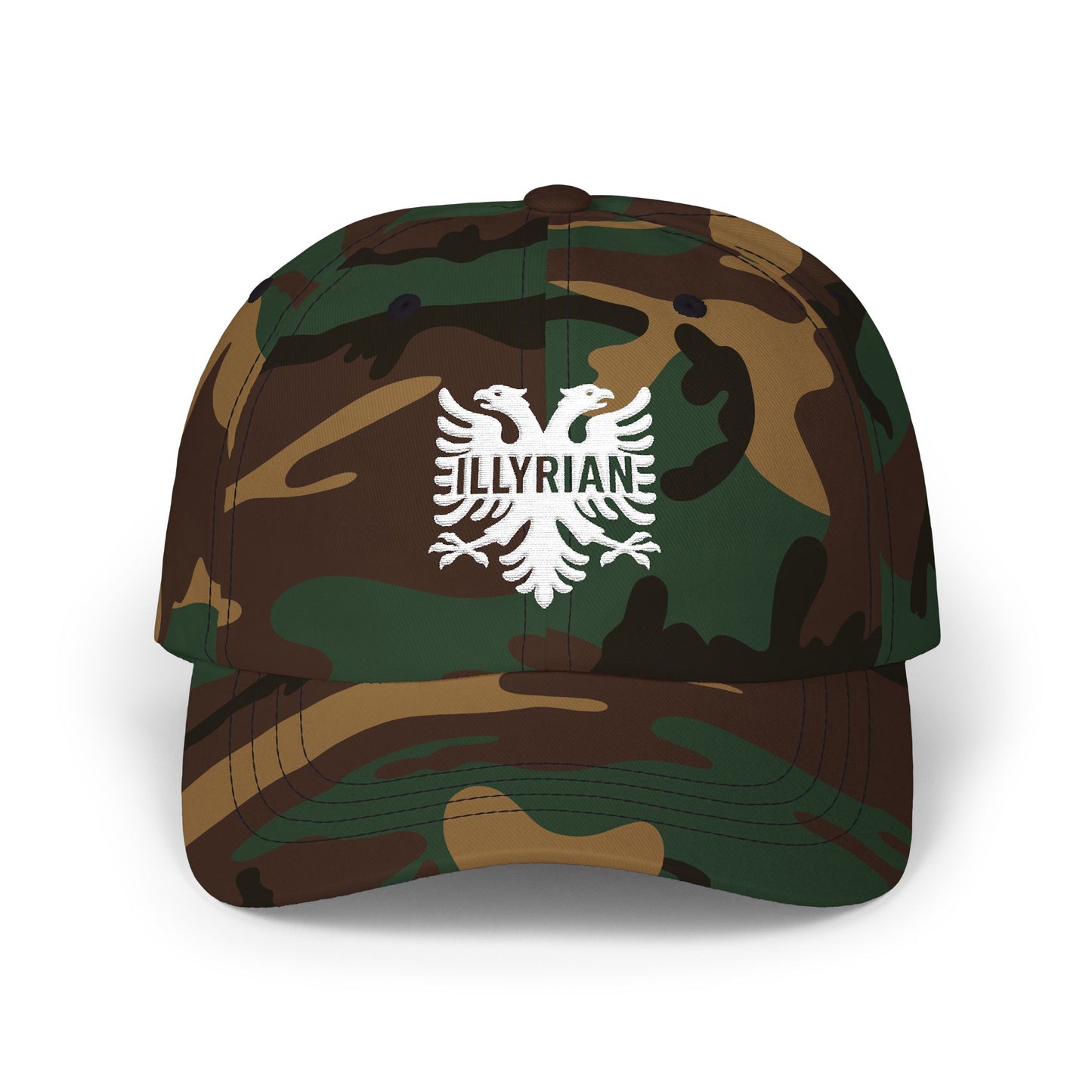 Illyrian Eagle Embroidered Dad Hat Balkan Heritage Cap | Albanian Gift