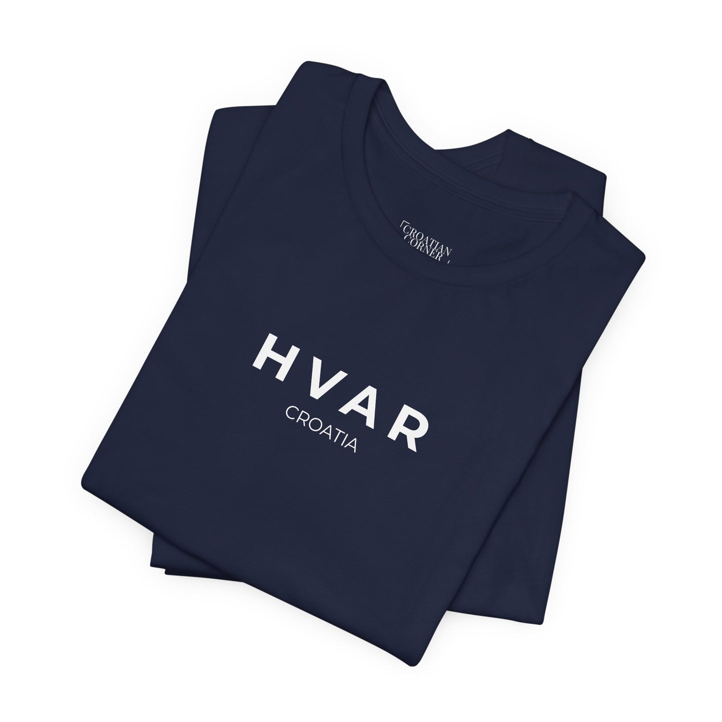 Hvar Croatia Shirt Minimalist Travel Tee Adriatic Island Bella Canvas Unisex