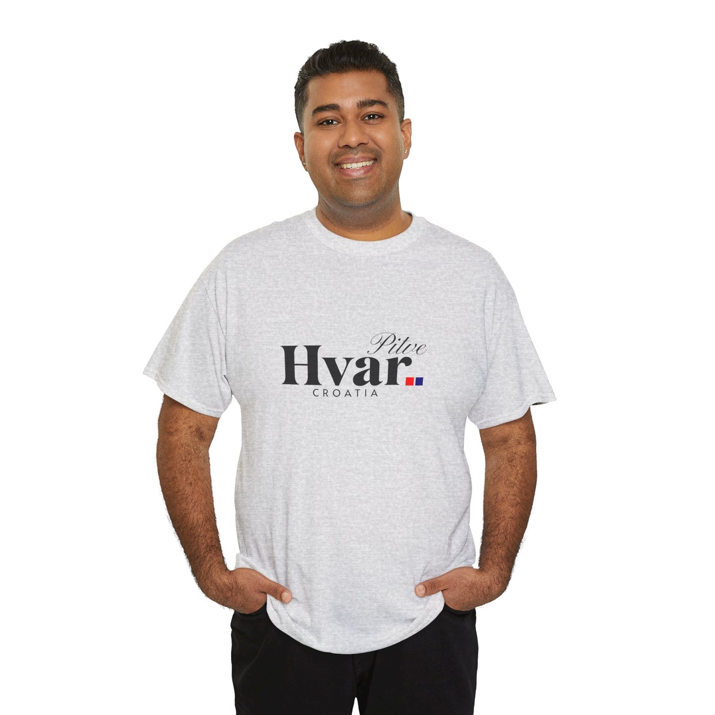 Pitve, HVAR, Croatia - Unisex Tee - (White or Ash)