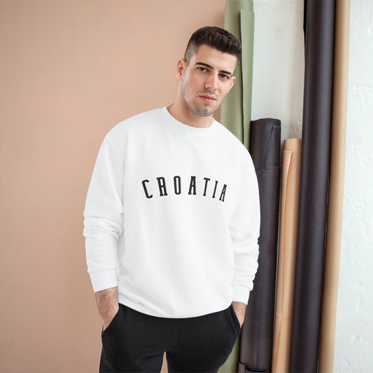 Croatia Champion Sweatshirt | Croatian Crewneck | Croatia Gift | Minimalist College Style Unisex Sweatshirt | Croatian Corner Apparel