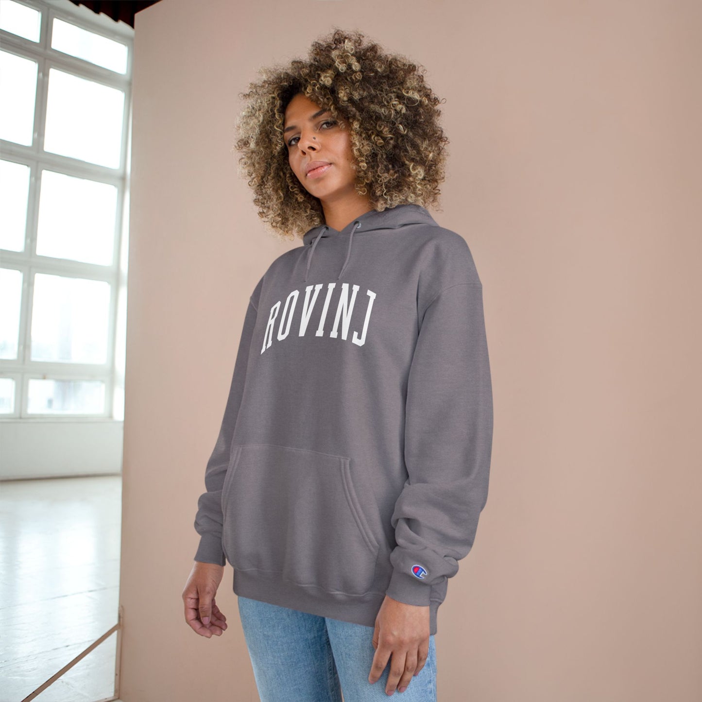 Rovinj Collegiate Champion Hoodie | Croatian Heritage Sweatshirt | Classic University Style | Croatia Shirt