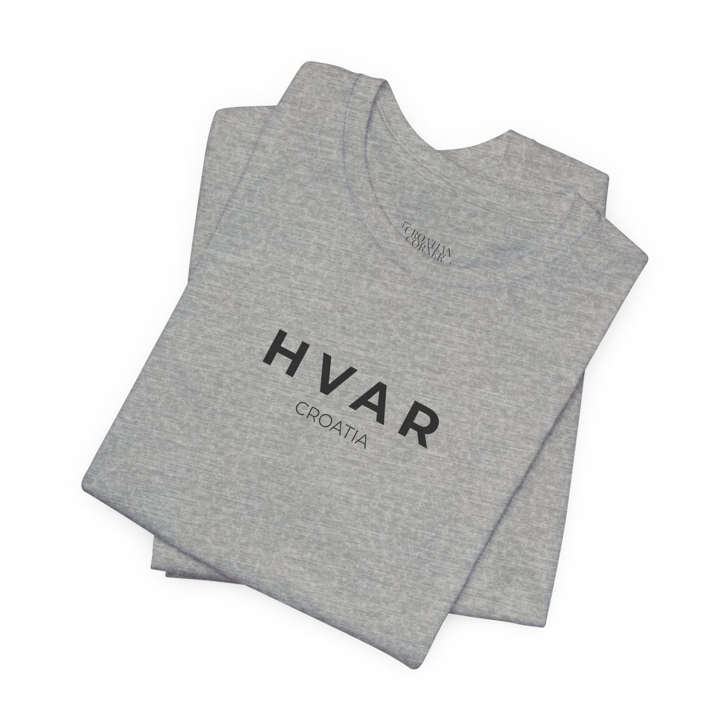 Hvar Croatia Shirt Minimalist Travel Tee Adriatic Island Bella Canvas Unisex