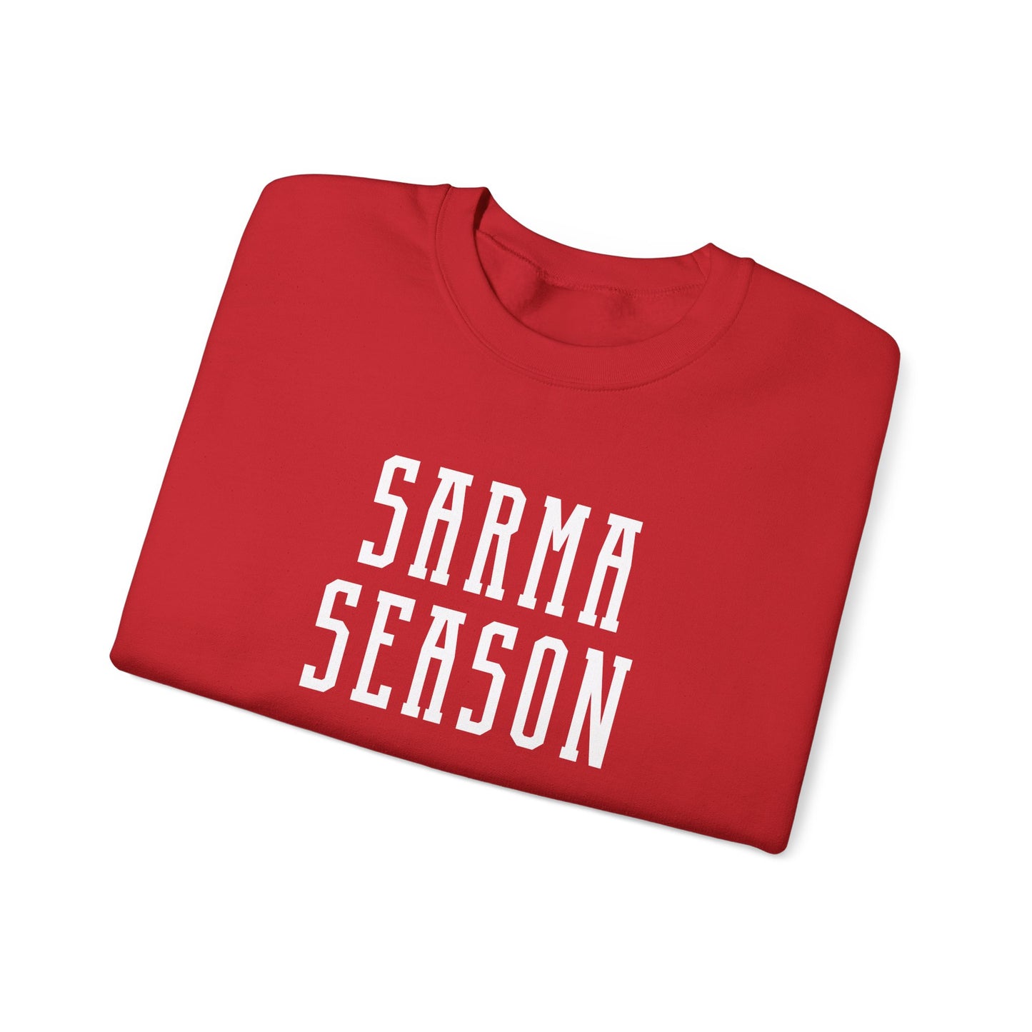 Sarma Season Gildan 18000 Crewneck Croatian Food Winter Sweatshirt