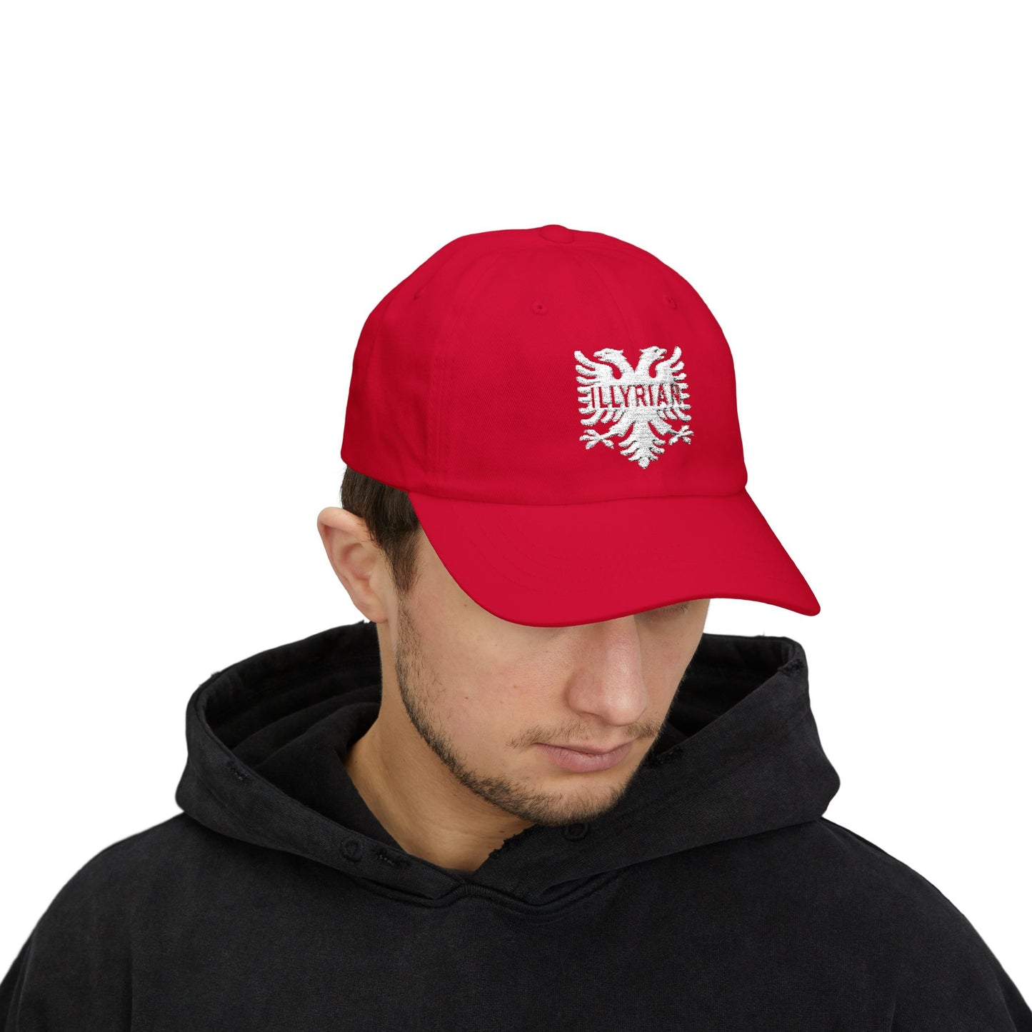 Illyrian Eagle Embroidered Dad Hat Balkan Heritage Cap | Albanian Gift