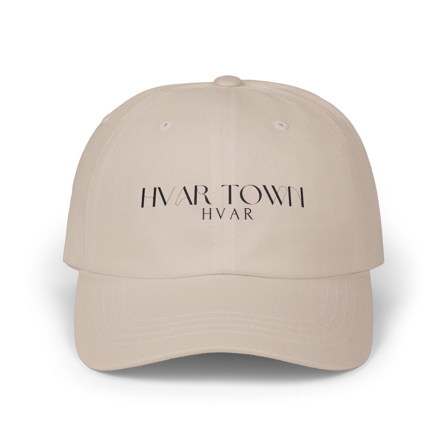 Hvar Town, Hvar Hat | Classic Dad Cap | Croatian Village Hat | Embroidered Croatia Cap | Hvar Island Gift | Croatian Corner Apparel